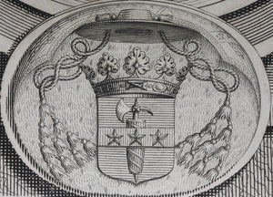 Pieter van Mol, after. Portrait of Cardinal Mazarin. Engraved by Robert Nanteuil. C.1657.
