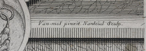 Pieter van Mol, after. Portrait of Cardinal Mazarin. Engraved by Robert Nanteuil. C.1657.