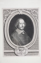 Load image into Gallery viewer, Pieter van Mol, after. Portrait of Cardinal Mazarin. Engraved by Robert Nanteuil. C.1657.

