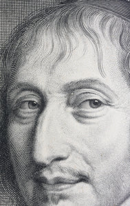 Robert Nanteuil. Portrait of Philibert-Emmanuel de Beaumanoir Lavardin. Engraving. 1660