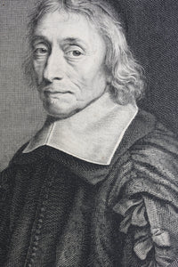 Robert Nanteuil. Portrait of François de la Mothe le Vayer. Engraving 1661.