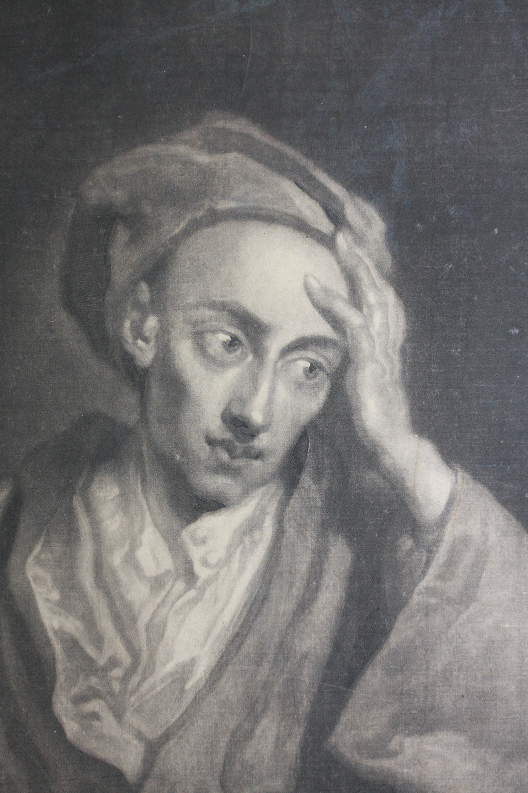 Gottfried Kneller, after. Portrait of Mr. Pope. Mezzotint by George White. 1732.