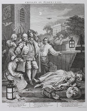 Load image into Gallery viewer, William Hogarth. The Four Stages of Cruelty. Full set of four engravings. 1751.
