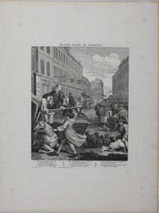William Hogarth. The Four Stages of Cruelty. Full set of four engravings. 1751.