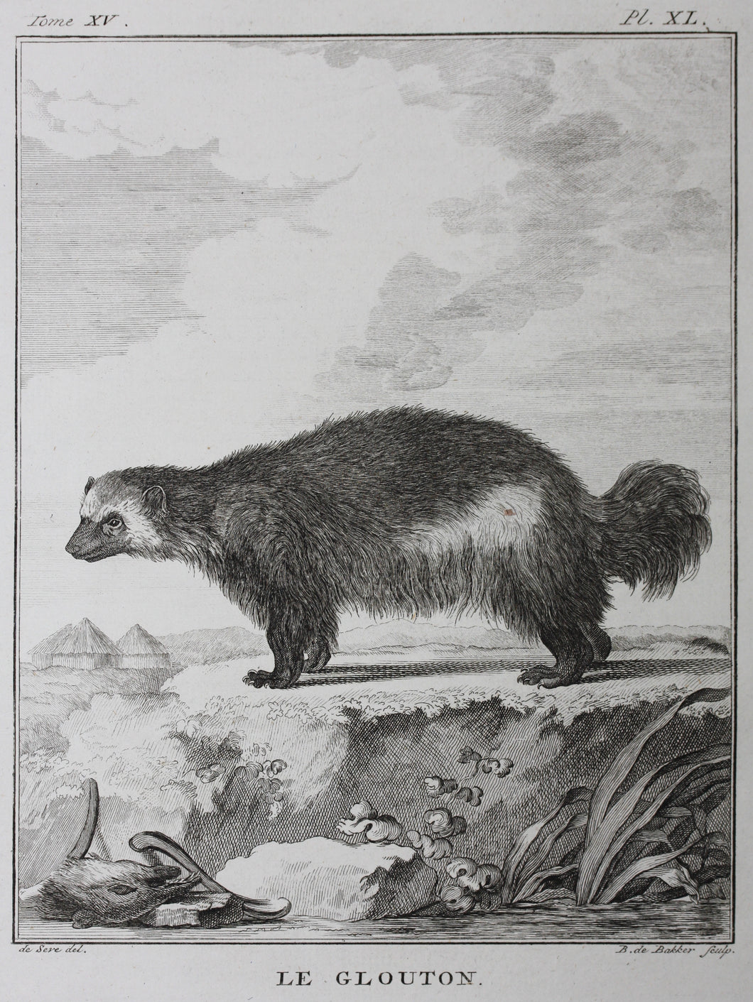 Jacques de Sève, after.  Le Glouton. Engraved by Barent de Bakker. 1770.