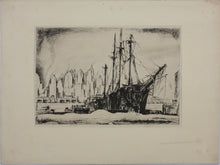 Load image into Gallery viewer, Earl Horter. Contrasts. Etching. 1930th.
