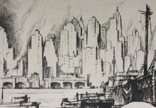 Load image into Gallery viewer, Earl Horter. Contrasts. Etching. 1930th.
