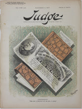 Load image into Gallery viewer, Bernhard Gillam. Dishonored. Political cartoon. Color lithograph. 1887.
