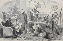 Load image into Gallery viewer, Solomon Eytinge, Jr. Christmas presents. Wood engraving. 1865.
