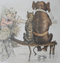 Load image into Gallery viewer, Bernhard Gillam. That wicked little farmer boy. Political cartoon. Color lithograph. 1890.

