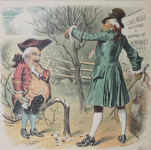 Load image into Gallery viewer, Frederick Victor Gillam. George Washington, No. 2. Political cartoon. Color lithograph. 1887.
