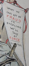 Load image into Gallery viewer, Louis Dalrymple. &quot;Progressive&quot; conspiracy. Political cartoon. Color lithograph. 1891.

