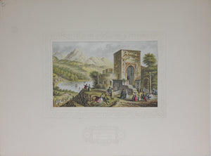Abraham Le Blond. The Gate of Justice, The Alhambra. Baxter print. 1849-1854.