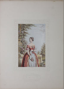 Abraham Le Blond. The Rose. Baxter print. 1849-1854.