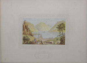 Abraham Le Blond. Bingen Rhine. Baxter print. 1849-1854.