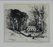Load image into Gallery viewer, Albany E. Howarth. The Royal Glen, Sidmouth. Etching. 1921.

