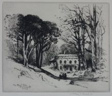 Load image into Gallery viewer, Albany E. Howarth. The Royal Glen, Sidmouth. Etching. 1921.
