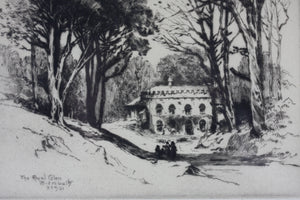 Albany E. Howarth. The Royal Glen, Sidmouth. Etching. 1921.