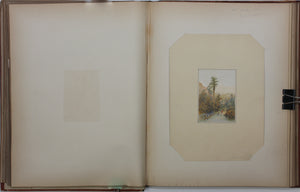 George Baxter after Edward Angelo Goodall. Indian Settlement. Baxter print. 1847.