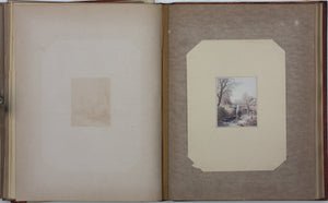 George Baxter. Winter. Baxter print. 1849.