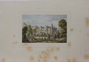 Abraham Le Blond. Abbotsford. Baxter print. 1849-1854.