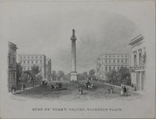 Load image into Gallery viewer, Joseph Thomas Wood, publisher. Duke of Yorks Column Waterloo Place. Enamel card. Circa 1851.
