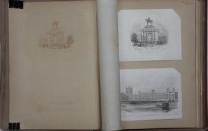 Joseph Thomas Wood, publisher. Wellington Statue Hyde Park Corner. Enamel card. Circa 1851.