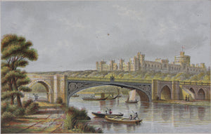 Abraham Le Blond. Victoria Bridge. Windsor. Baxter print. 1851-1854.