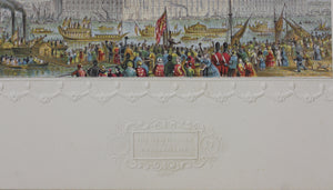 Abraham Le Blond . The New Houses of Parliament. Baxter print. 1852.