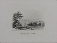 Load image into Gallery viewer, Joseph Thomas Wood, publisher. Hampton Court Palace. Enamel card. Circa 1851.
