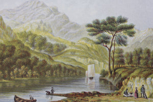 Abraham Le Blond. Loch Katrine, Scotland. Baxter print. 1849-1854.