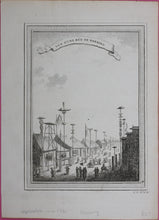 Load image into Gallery viewer, Pierre-Quentin Chedel. Vue D&#39;Une Rue De Nanking. Engraving. 1748.
