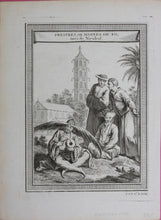 Load image into Gallery viewer, Johan Nieuhof, after. Prestres ou Moines de Fo. Engraving by Michel Aubert. 1748.
