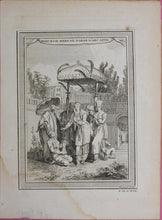 Load image into Gallery viewer, Philippe Canot, after. Princesse Mere de Nabab d´Arcatte. Engraved by Pierre Pasquier. 1751.

