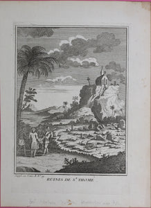 Ruines de St. Thome. Engraving. 1761.