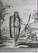 Load image into Gallery viewer, Insulaire D&#39;Amboine Arme pour la Guerre. Engraving. 1750.
