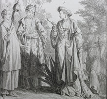Load image into Gallery viewer, Femmes tirées du P. Du Halde. Engraved by Nicolas Dauphin de Beauvais. 1749.
