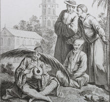 Load image into Gallery viewer, Johan Nieuhof, after. Prestres ou Moines de Fo. Engraving by Michel Aubert. 1748.
