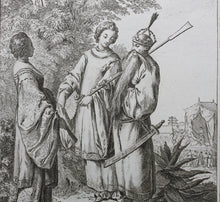 Load image into Gallery viewer, Johan Nieuhof, after. Comediens Chinois. Engraving. 1748.
