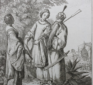 Johan Nieuhof, after. Comediens Chinois. Engraving. 1748.