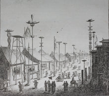 Load image into Gallery viewer, Pierre-Quentin Chedel. Vue D&#39;Une Rue De Nanking. Engraving. 1748.
