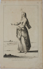 Load image into Gallery viewer, Augustin Calmet. Femme Juive avec son voile, et ses riches parures. Engraving. 1722.
