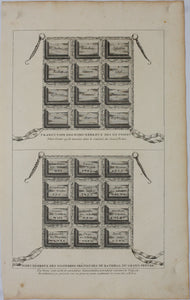 Augustin Calmet. La partie double du Pectoral developee. Two Engravings. 1722.