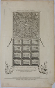 Augustin Calmet. La partie double du Pectoral developee. Two Engravings. 1722.
