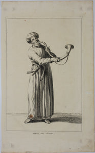 Augustin Calmet. Habits des Lévites. Engraving. 1722.