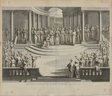 Load image into Gallery viewer, Augustin Calmet. Onction, et sacre des Rois d&#39;Israël, et de Juda. Engraving. 1728.
