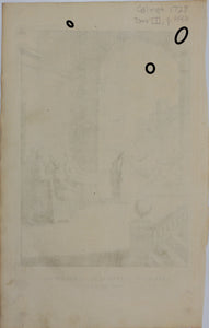 Augustin Calmet. Ceremonie du Levirat, ou du Deshausse. Engraving. 1728.