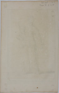 Augustin Calmet. Habit cérémonial des Rois d'Israël. Engraving. 1722.