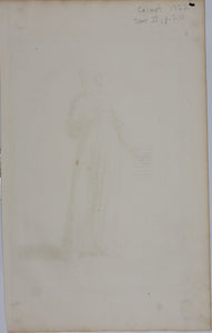 Augustin Calmet. Habit d'un simple prêtre. Engraving. 1722.