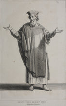 Load image into Gallery viewer, Augustin Calmet. Melchisédech en Habit Royal. Engraving. 1722.
